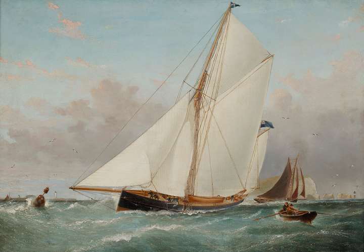 Royal Thames Cutter beating for Hurst